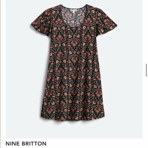Nine Britton Nelcy Knit Floral Dress